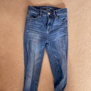 American Eagle Jeans Medium Wash High Waisted